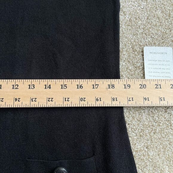 Eliza J Cowl Neck Sweater Dress Sz Large Black Houndstooth Modest Cocktail Party - Picture 15 of 15